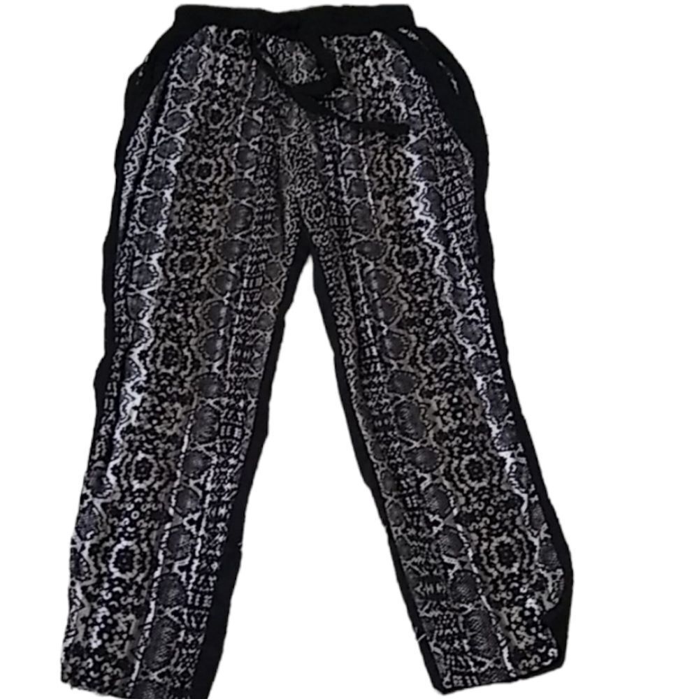 Kenneth Cole snakeprint joggers M